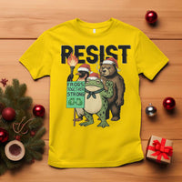 Funny Christmas Frogs Together Strong T Shirt Portland Resist Meme Gift - Wonder Print Shop