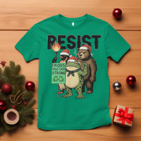 Funny Christmas Frogs Together Strong T Shirt Portland Resist Meme Gift - Wonder Print Shop