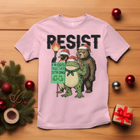 Funny Christmas Frogs Together Strong T Shirt Portland Resist Meme Gift - Wonder Print Shop