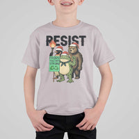 Funny Christmas Frogs Together Strong T Shirt For Kid Portland Resist Meme Gift - Wonder Print Shop