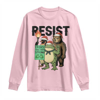 Funny Christmas Frogs Together Strong Long Sleeve Shirt Portland Resist Meme Gift - Wonder Print Shop