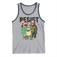 Funny Christmas Frogs Together Strong Tank Top Portland Resist Meme Gift - Wonder Print Shop