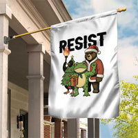 Portland Frog Protest Frogs Together Strong Garden Flag Funny Holiday Gift - Wonder Print Shop