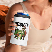 Portland Frog Protest Frogs Together Strong 4 in 1 Can Cooler Tumbler Funny Holiday Gift - Wonder Print Shop