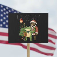 Portland Frog Protest Frogs Together Strong Protest Sign Funny Holiday Gift - Wonder Print Shop