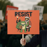 Portland Frog Protest Frogs Together Strong Protest Sign Funny Holiday Gift - Wonder Print Shop