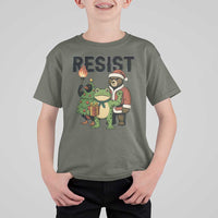 Portland Frog Protest Frogs Together Strong T Shirt For Kid Funny Holiday Gift - Wonder Print Shop