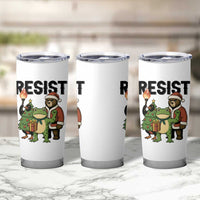 Portland Frog Protest Frogs Together Strong Tumbler Cup Funny Holiday Gift - Wonder Print Shop