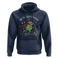 Portland Frog Protest Off To Fight Fascism Hoodie Funny Christmas Gift - Wonder Print Shop
