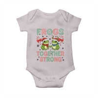 Frogs Together Strong Baby Onesie Funny Portland Christmas Resist Gift - Wonder Print Shop