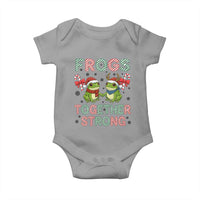 Frogs Together Strong Baby Onesie Funny Portland Christmas Resist Gift - Wonder Print Shop