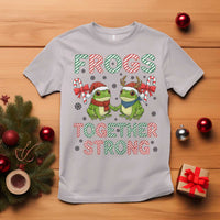 Frogs Together Strong T Shirt Funny Portland Christmas Resist Gift - Wonder Print Shop