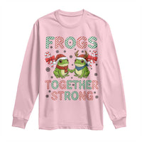 Frogs Together Strong Long Sleeve Shirt Funny Portland Christmas Resist Gift - Wonder Print Shop