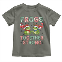 Frogs Together Strong Toddler T Shirt Funny Portland Christmas Resist Gift - Wonder Print Shop