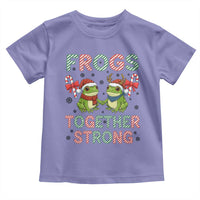 Frogs Together Strong Toddler T Shirt Funny Portland Christmas Resist Gift - Wonder Print Shop