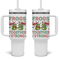 Frogs Together Strong Tumbler With Handle Funny Portland Christmas Resist Gift - Wonder Print Shop