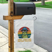 Only You Can Prevent Fascism Garden Flag Funny Portland Frog Protest Gift - Wonder Print Shop