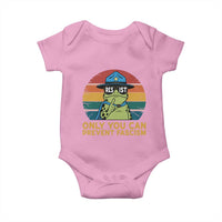 Only You Can Prevent Fascism Baby Onesie Funny Portland Frog Protest Gift - Wonder Print Shop