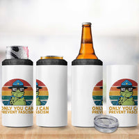 Only You Can Prevent Fascism 4 in 1 Can Cooler Tumbler Funny Portland Frog Protest Gift - Wonder Print Shop