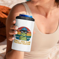 Only You Can Prevent Fascism 4 in 1 Can Cooler Tumbler Funny Portland Frog Protest Gift - Wonder Print Shop