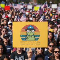 Only You Can Prevent Fascism Protest Sign Funny Portland Frog Protest Gift - Wonder Print Shop