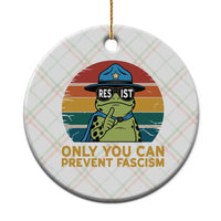 Only You Can Prevent Fascism Ceramic Ornament Funny Portland Frog Protest Gift - Wonder Print Shop
