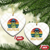 Only You Can Prevent Fascism Ceramic Ornament Funny Portland Frog Protest Gift - Wonder Print Shop
