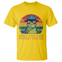 Only You Can Prevent Fascism T Shirt Funny Portland Frog Protest Gift - Wonder Print Shop