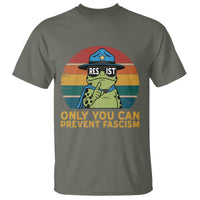 Only You Can Prevent Fascism T Shirt Funny Portland Frog Protest Gift - Wonder Print Shop