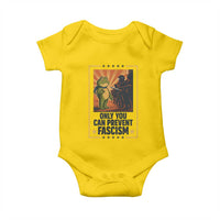 Funny Portland Frog Protest Baby Onesie Only You Can Prevent Fascism Gift - Wonder Print Shop
