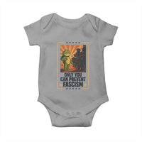 Funny Portland Frog Protest Baby Onesie Only You Can Prevent Fascism Gift - Wonder Print Shop