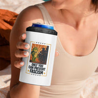 Funny Portland Frog Protest 4 in 1 Can Cooler Tumbler Only You Can Prevent Fascism Gift - Wonder Print Shop