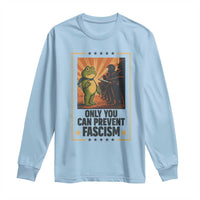 Funny Portland Frog Protest Long Sleeve Shirt Only You Can Prevent Fascism Gift - Wonder Print Shop