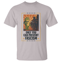 Funny Portland Frog Protest T Shirt Only You Can Prevent Fascism Gift - Wonder Print Shop