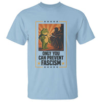 Funny Portland Frog Protest T Shirt Only You Can Prevent Fascism Gift - Wonder Print Shop