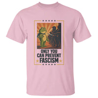Funny Portland Frog Protest T Shirt Only You Can Prevent Fascism Gift - Wonder Print Shop