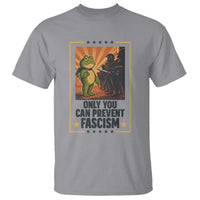 Funny Portland Frog Protest T Shirt Only You Can Prevent Fascism Gift - Wonder Print Shop