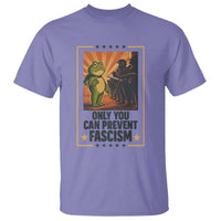 Funny Portland Frog Protest T Shirt Only You Can Prevent Fascism Gift - Wonder Print Shop