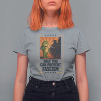 Funny Portland Frog Protest T Shirt For Women Only You Can Prevent Fascism Gift - Wonder Print Shop