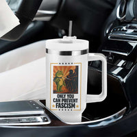 Funny Portland Frog Protest Tumbler With Handle Only You Can Prevent Fascism Gift - Wonder Print Shop