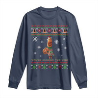 Funny Marcus The Worm You Are Ruining The Vibe Long Sleeve Shirt Ugly Christmas Gift - Wonder Print Shop