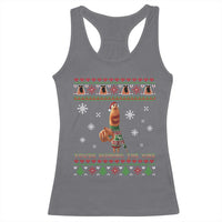 Funny Marcus The Worm You Are Ruining The Vibe Racerback Tank Top Ugly Christmas Gift - Wonder Print Shop