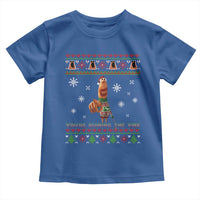 Funny Marcus The Worm You Are Ruining The Vibe Toddler T Shirt Ugly Christmas Gift - Wonder Print Shop
