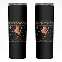 You Are Ruining The Vibe Skinny Tumbler Ugly Christmas Marcus The Worm Meme Gift - Wonder Print Shop