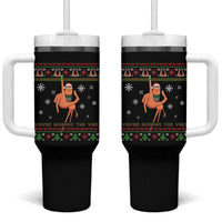 You Are Ruining The Vibe Tumbler With Handle Ugly Christmas Marcus The Worm Meme Gift - Wonder Print Shop