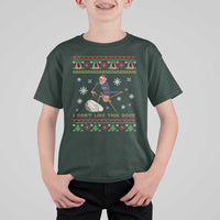 Funny Marcus The Worm Meme T Shirt For Kid I Do Not Like This Rock Ugly Christmas Gift - Wonder Print Shop