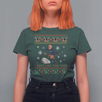 Funny Marcus The Worm Meme T Shirt For Women I Do Not Like This Rock Ugly Christmas Gift - Wonder Print Shop