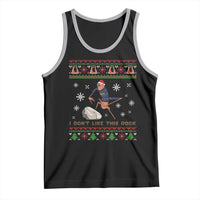 Funny Marcus The Worm Meme Tank Top I Do Not Like This Rock Ugly Christmas Gift - Wonder Print Shop