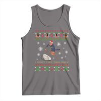 Funny Marcus The Worm Meme Tank Top I Do Not Like This Rock Ugly Christmas Gift - Wonder Print Shop