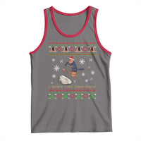Funny Marcus The Worm Meme Tank Top I Do Not Like This Rock Ugly Christmas Gift - Wonder Print Shop
